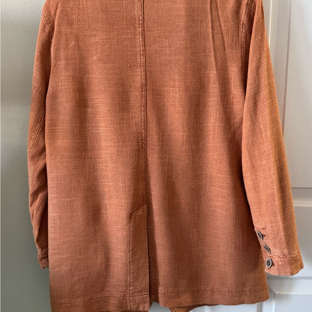 WE THE FREE XS BARN JACKET WAY OVER SIZE Apricot, oversized and unlined NWOT - Picture 11 of 13